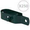 vidaXL Zaun-Drahtspanner 250 Stk. 90 mm Stahl Gr&uuml;n