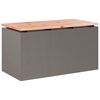 vidaXL Gartenbank Wetterfeststahl 80 x 40 x 43 cm