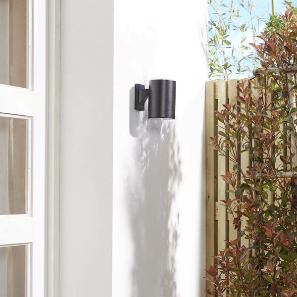 Luxform Intelligente Hybride LED-Garten-Solarleuchte Ohio Schwarz