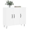 vidaXL Sideboard Wei&szlig; 90x34x80 cm Holzwerkstoff