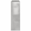 vidaXL Pflanzenst&auml;nder 2 pcs Silber 24 x 24 x 75 cm Edelstahl
