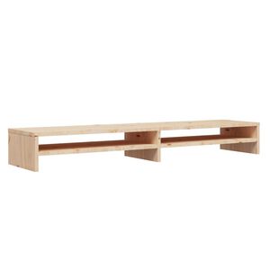vidaXL Monitorst&auml;nder 100x24x13 cm Massivholz Kiefer