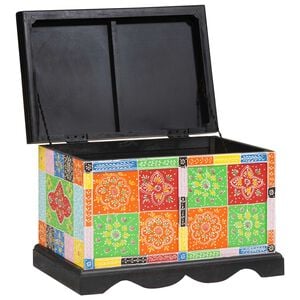 vidaXL Aufbewahrungsbox Mehrfarbig 60 x 40 x 40 cm Massivholz Mango