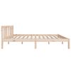 vidaXL Massivholzbett ohne Matratze 120x200 cm