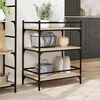 vidaXL K&uuml;chenwagen Sonoma-Eiche 65x40x86,5 cm Holzwerkstoff