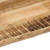 vidaXL Tischplatte mit Baumkante 100x60x3,8 cm Raues Mango Massivholz