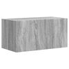 vidaXL TV-Wandregal-Set Wandmontiert 4 pcs Graues Sonoma Holzwerkstoff
