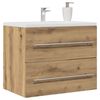 vidaXL Waschbeckenunterschrank Artisan-Eiche 60x38,5x48 cm
