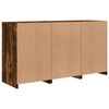 vidaXL Sideboard mit LED-Leuchten Räuchereiche 123x37x67 cm