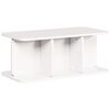vidaXL Couchtisch Wei&szlig; 80 x 39,5 x 33,5 cm Massivholz Kiefer