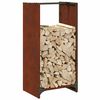 vidaXL Brennholzregal 40x30x80 cm Wetterfester Stahl