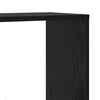vidaXL B&uuml;cherregal Schwarz Eichen-Optik 70 x 20 x 102.5 cm