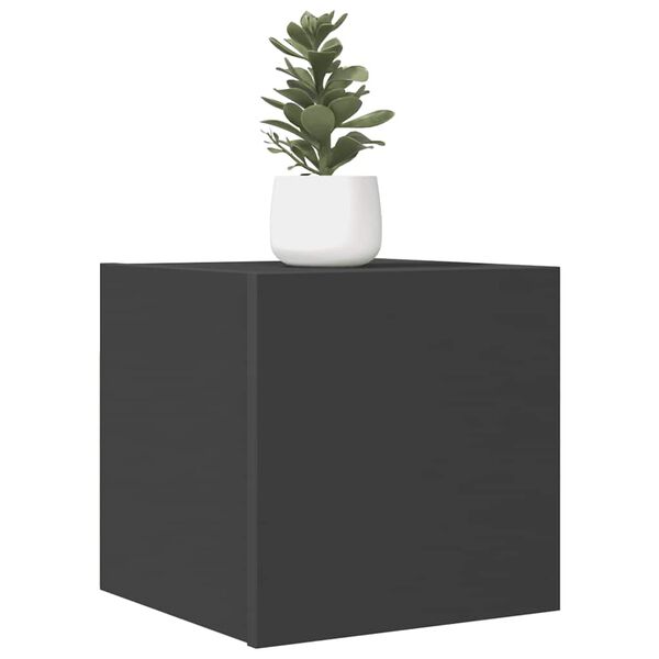 vidaXL TV-Wandschr&auml;nke 2 Stk. Grau 30,5x30x30 cm