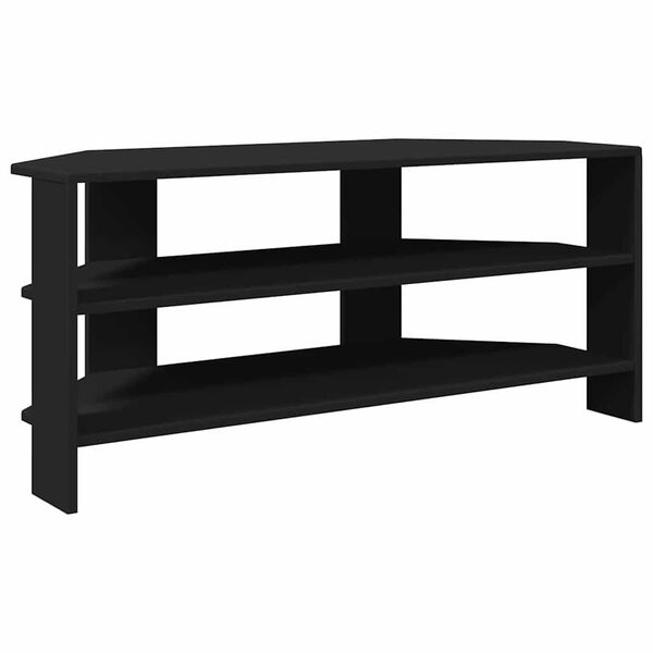 vidaXL EckTVSchrank Schwarz 102x40,5x45cm Holzwerkstoff