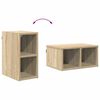 vidaXL H&auml;ngeschrank Sonoma-Eiche 20 x 29,5 x 40 cm Holzwerkstoff