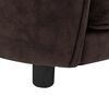 vidaXL Hundesofa Braun 69x49x40 cm Pl&uuml;sch