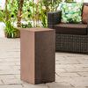 HEISSNER Terrassenbrunnen-Sockel 39x39x68 cm Braun