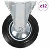 vidaXL 12 Stk. Bockrollen 160 mm