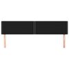 vidaXL Kopfteile 2 Stk. Schwarz 90x5x78/88 cm Stoff