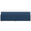 vidaXL Boxspringbett mit Matratze Blau 120x200 cm Stoff