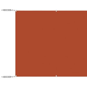 vidaXL Senkrechtmarkise Terrakotta 100x1000 cm Oxford-Gewebe
