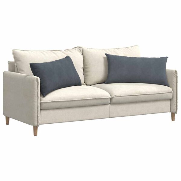 vidaXL Sofakissen 2 St&uuml;ck Dunkelgrau 80 x 40 cm Cordstoff