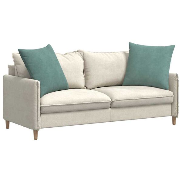 vidaXL Sofakissen 2 St&uuml;ck Meergr&uuml;n 80 x 80 cm Cordstoff