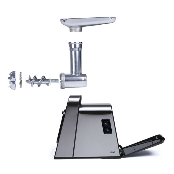 Livoo Fleischwolf 500 W Aluminium Grau