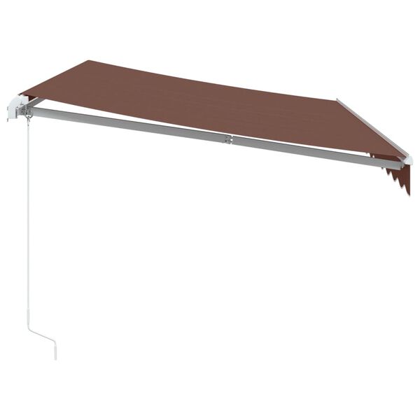 vidaXL Markise Manuell Braun 350x250 cm