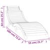 vidaXL Sonnenliegen 2 Stk. mit Tisch Wei&szlig; Massivholz Akazie