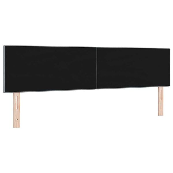 vidaXL Kopfteil mit Kopfteil Hellgrau 180 cm Kunstleder