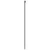 vidaXL Schiebet&uuml;r Schwarz 90x205 cm Hartglas und Aluminium