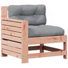 vidaXL 4-tlg. Garten-Lounge-Set mit Kissen Massivholz Douglasie