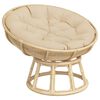 vidaXL Kissen Rund Beige &Oslash; 100x11 cm Oxford-Gewebe