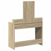 vidaXL Schminktisch Sonoma-Eiche 100 x 41 x 140 cm Holzwerkstoff