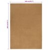 vidaXL Teppichl&auml;ufer 100x200 cm Jute Rechteckig