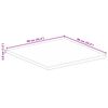 vidaXL Tischplatte 90x90x3,8 cm Quadratisch Massivholz Akazie