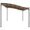 vidaXL Markise Taupe 4x3 m 180 g/m&sup2; Stoff und Stahl