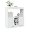 vidaXL Highboard Wei&szlig; 92x33x100 cm Holzwerkstoff