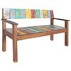 vidaXL Sitzbank 115 cm Altholz Massiv