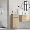 vidaXL Badezimmerschrank mit T&uuml;r Sonoma 40 x 30 x 100 cm Holzwerkstoff