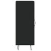 vidaXL Sideboard Schwarz 34,5x34x90 cm Holzwerkstoff