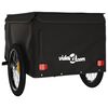vidaXL Fahrradanh&auml;nger Schwarz 45 kg Eisen