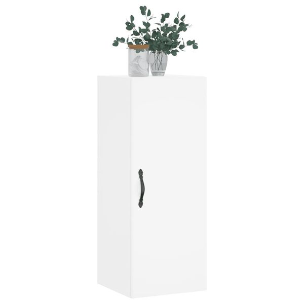 vidaXL Wandschrank Wei&szlig; 34,5x34x90 cm Holzwerkstoff