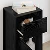 vidaXL Sideboard Schwarz Eichen-Optik 81 x 36 x 150.5 cm Holzwerkstoff