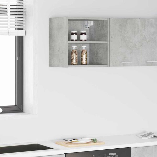 vidaXL H&auml;ngeschrank Beton Grau 40 x 29,5 x 40 cm Holzwerkstoff
