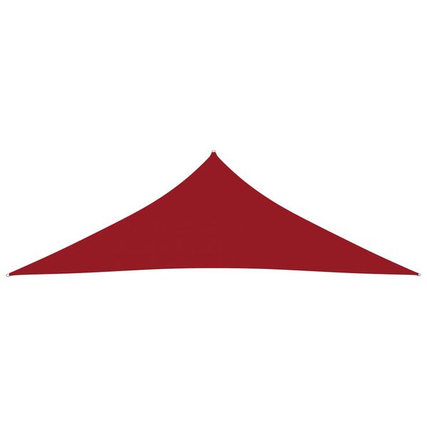 vidaXL Sonnensegel Oxford-Gewebe Dreieckig 3,5x3,5x4,9 m Rot
