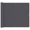 vidaXL Balkon-Sichtschutz Anthrazit 90x800 cm 100 % Polyester-Oxford