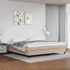 vidaXL Boxspringbettgestell Cappuccino-Braun 200x200 cm Kunstleder