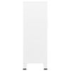 vidaXL Lagerschrank Industrial Wei&szlig; 70x40x115 cm Metall